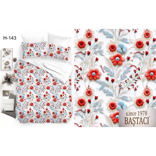 H-143 Reaktif Baskı Koyu Dijital Nevresim Kumaş H-143 Reaktif Baskı Koyu Dijital Nevresim Kumaş