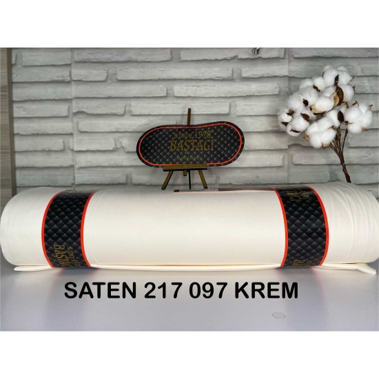217097 Saten Kumaş Krem 217097 Saten Kumaş Krem
